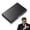 black, variant on RFID Blocking Stainless Steel Metal Credit Card Holder – Slim Hard Case Wallet for Men & Women