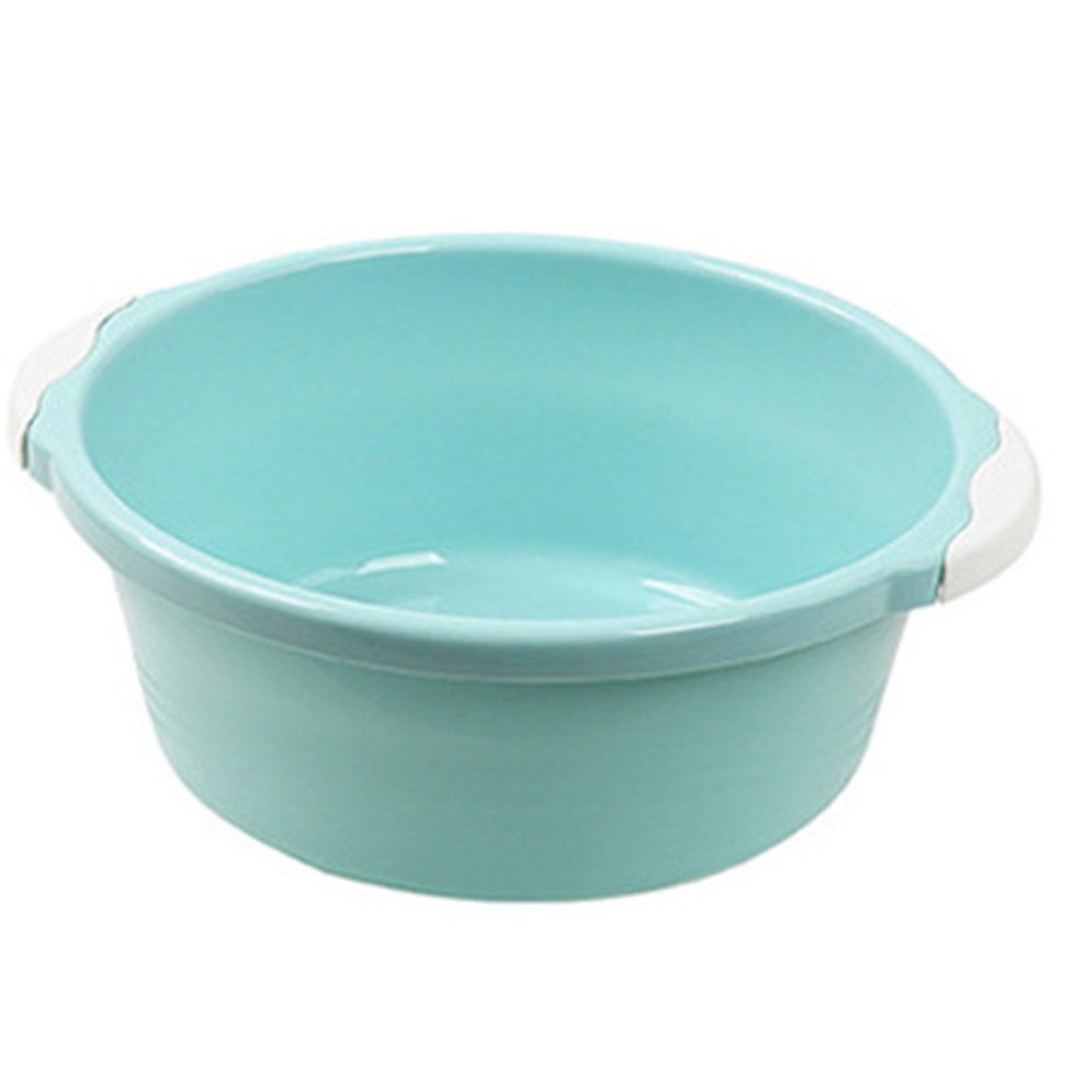 Household washbasin plastic basin small thick round dish