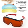thumbnail image 4 of Professional Laser Goggles - Dual Wave 532+1064nm Laser Safety glasses, Resistant to Laser180-540&750-1100nm for 445nm,450nm,473nm,532nm,1064nm Infrared Laser Protection, Blue,Green,UV Laser Goggles, 4 of 7