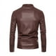 thumbnail image 5 of Chaqueta europea y americana, chaqueta de cuero de PU de otoño, chaqueta de cuero de moda para hombres, jóvenes, motocicletas, delgada, para hombres, 5 of 5