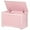 Pink, variant on HYJY Storage Chest, 30 inches Chest Box Organizer with 2 Safety Hinges, Wooden Entryway Storage Bench, Pink