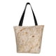 thumbnail image 1 of Fotbe Tortilla Bolsa de Playa con Estampado, Bolsa de Hombro, Bolsa de Mano Espaciosa, Bolsa de Viaje Ligera, Bolsa de Compras Versátil, 1 of 6