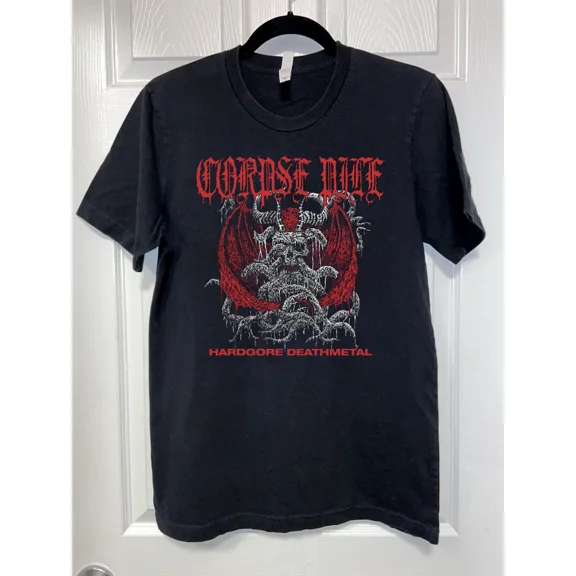 Rare Corpse Pile HARDGORE DEATHMETAL T Shirt Black All Size KK281