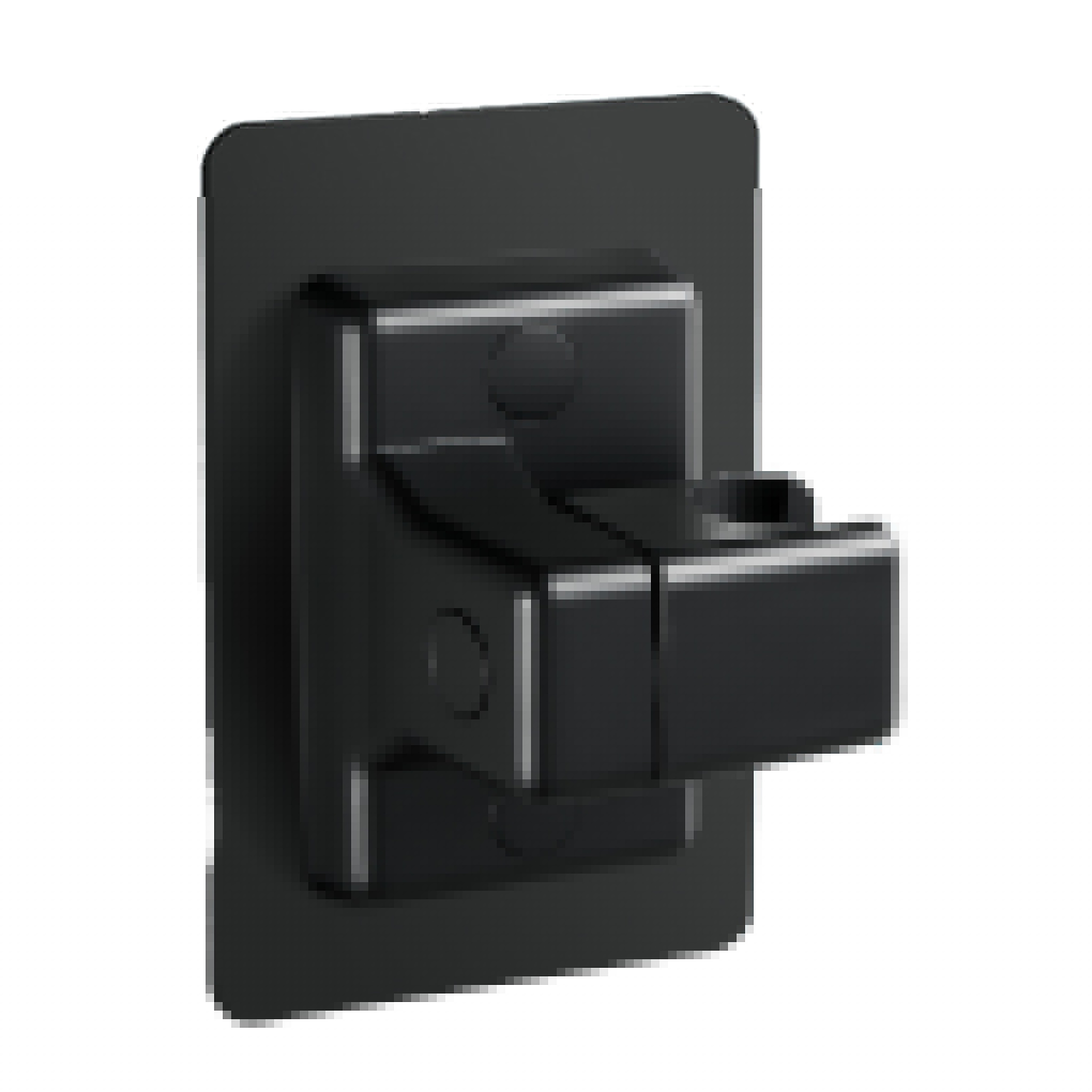 thumbnail image 1 of Inteprter Soporte para cabezal de ducha, soportes de fijación para el hogar y el Hotel, soporte de Base de rociador ajustable, accesorio de baño, soporte Juegos de accesorios de baño Negro Inteprter HA078848-02, 1 of 6