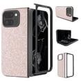 thumbnail image 2 of Allytechgroup Stylish Translucent Back Cover Phone Case for Google Pixel 9 Pro Fold, Slim Fit Bumper Protective Shell Case for Girls Women, Peach, 2 of 4