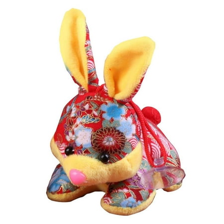 

Kafei Rabbit Mascot Plush Toy Year Of The Rabbit Doll Pendants 2023 Chinese New Year Bunny Toy Stuffed Zodiac Decoration For Spring Festival Christmas Souvenir Gift enhanced