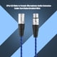 thumbnail image 2 of Cable de extensión de Audio para micrófono XLR macho a hembra de 3 pines, Cable trenzado de nailon de 5m, 2 of 8