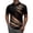 Gold, variant on Polos for Men Short Sleeve Striped Digital 3D Printing Lapel T Shirt Button Summer Stylish Casual Men Polo Shirts White L