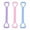 Multicolor A 3 Pack, variant on AuroraX Resistance Bands with Handles Exercise Bands for Arm Back Shoulder 3 Pack Travel Gym Toning Yoga Pilates Resistance Bands Set