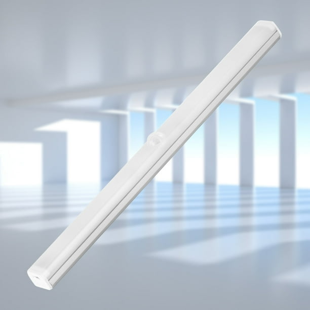 Luces Del Gabinete Lámpara Sensor de movimiento ultrafino de luz nocturna LED magnético para oficina en casa (blanco 32 cm)
