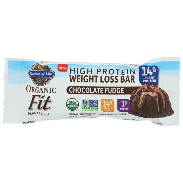 Garden Of Life Protein Organic Fit Weight Loss Barchocolate Fudge 19 Oz Pack Of 12 - Walmartcom
