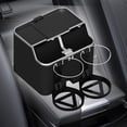 thumbnail image 2 of Caja de almacenamiento para reposabrazos de coche, organizador de consola de coche, caja de pañuelos Universal, cargador de coche para teléfonos Negro, 2 of 5