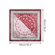 thumbnail image 3 of INSPIRAR CHIC Mujeres Pañuelo de Satén Cuadrado 35" Gran Pañuelo de Seda con Diseño Paisley para el Cabello, Envoltura para Dormir, Bandanas 90x90cm/35.4x35.4" Rojo Blanco, 3 of 6