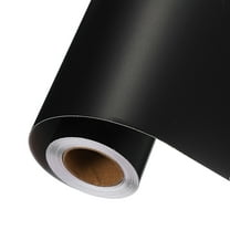 Uxcell Matte Black Permanent Vinyl, 12 Inch x 14ft Adhesive Vinyl Roll for Decal Cutting, Signs, Scrapbooking, DIY Craft, Home Decoration