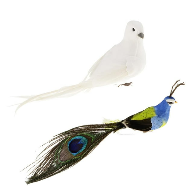 Artesanía Pájaros Césped Árbol Ornamento Jardín Arte Accesorios