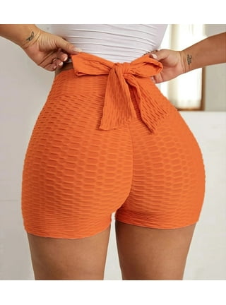 High waisted shorts with bow 2025