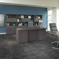 thumbnail image 2 of Office 500 5 Shelf Bookcase with Doors in Storm Gray - Engineered Wood, 2 of 8