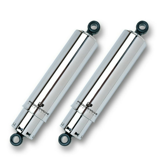Progressive 412 Series Heavy Duty 11" Chrome Covered Rear Shocks (412-4047C)