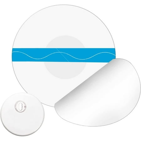 Waterproof Freestyle Sensor Covers for Libre 3, blue Latex-Free Medical Adhesive Patches for Libre 3, Precut CGM Tape with No Glue on The Center, Continuous Protectionfor 14 Days