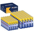 thumbnail image 1 of AAA Batteries and AA Batteries 80-Count Combo Pack,Include 40 AAA R03P+40 AA R6P Battery,1.5V Carbon Battery for Wireless Mouse Clock Remote Controls Flashlights (80-Count), 1 of 7