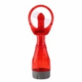 thumbnail image 1 of Kearding Ventilador eléctrico para acampar al aire libre, senderismo, ventilador de viaje, Mini ventilador de pulverización de agua, Electrodomésticos Rojo, 1 of 6