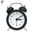 thumbnail image 5 of SharkTRUE Retro Loud Alarm Clock Double Bell Mechanical Key Wound Pointer Silent Alarm Night P8A4 Decor Light Clock Cl Clocks Bedside, 5 of 9