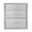 Silver5, variant on Stainless Steel Kitchen Drawer with Paper Holder - 17" Built-In 2-Drawer Storage Organizer, 30" Tall Modern Silver Cabinet for Utensils & Tissue Rolls
