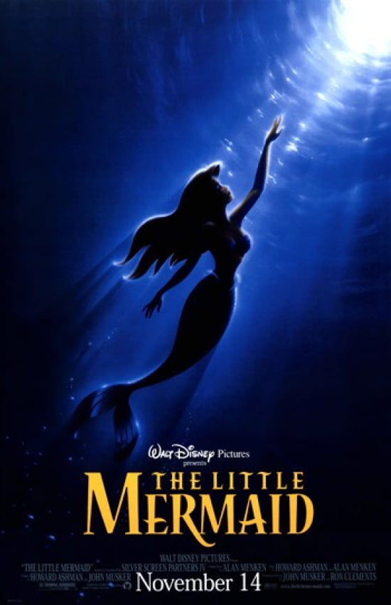 The Little Mermaid Movie Poster (11 x 17) - Walmart.com ...