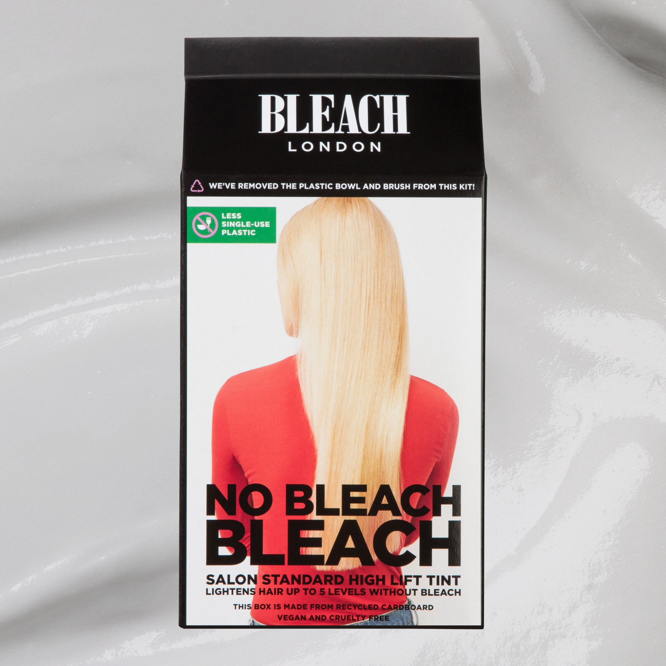 Bleach London No Bleach Semi-Permanent Hair Bleach Cream, 0.88 oz Pouch, 2 Pack