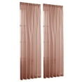 thumbnail image 1 of Curtain Set Privacy with Light Filtration in Solid Semi-Sheer Drapes for Any Room Polyester Curtain Pair for Living Spaces and, 1 of 6