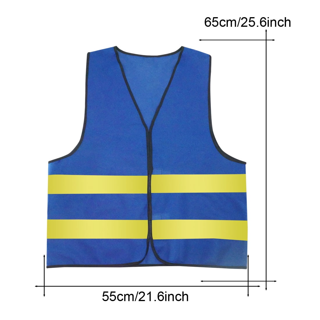 Mens 5/10 Pack High Visibility Reflective Vest Hi-vis Bright Color Construction Safety Vest (5 Pack-Blue2)