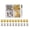 7mm gold and silver, variant on WINDLAND Round Head Button Studs for Belt Shoe Handbag Purse Clothing Decoratio Rivets Screwback Button Studs MM 7MM 8MM