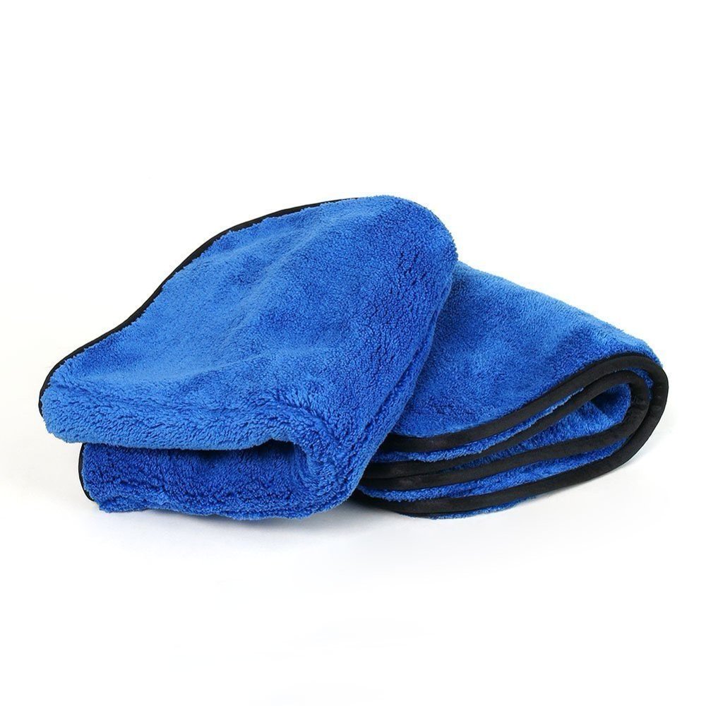 Big Blue Premium Microfiber Drying Towel 16" x 16" Ultra Thick Plush