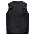thumbnail image 3 of Men's Lamb Wool Solid Color Waistcoat Vest, 3 of 3