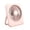 A002- Pink, variant on Small Portable Rechargeable Fan | Quiet Desk Fan for Office | Portable Personal Cooling Fan for Travel and Home Use, Purple