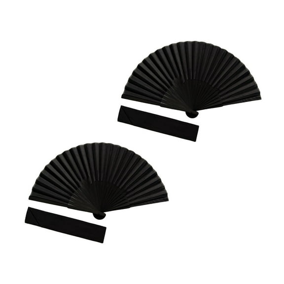 2 Sets Hand Held Fans Hand Fans for Women Chinese Style Fan Hand Foldable Fan Silk Fan Dancing Fans Man