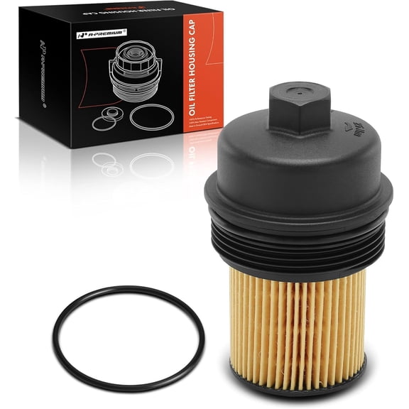 A-Premium Engine Oil Filter 55353325 Compatible with Chevrolet Cruze, Sonic, Trax, Aveo & Buick Encore & Pontiac G3, Wave & Saturn Astra & Suzuki Swift , Oil Filter Housing Cap Assembly