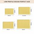 thumbnail image 5 of Yellow Door Mat Indoor Outdoor, Country French Rustic Buffalo Plaid Modern Art Non Slip Welcome Mat with Rubber Backing, Absorbent Fabric Front Door Mats Entryway Rug for Home Patio Entrance 18"x30", 5 of 9