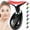 Glossy Black, variant on Red-Light-Therapy-for-Face-and-Neck, 7 Color Face Massager Tool for Wrinkles, Double Chin, Vibrating Facial Massager with Thermals for Skin Care, Glossy White