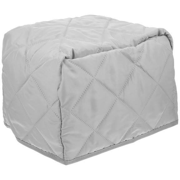 Soimiss Grey Toaster Protector Cover Made of Thick Wear-Resistant Polyester for Kitchen Appliance Dirt Proof