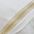 thumbnail image 4 of 16" Handwoven Cotton Throw Pillow Cover with Ribbed Line Dots and Wave Border, 4 of 7