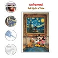 thumbnail image 2 of Mickeys Minnie Love Mouse Starry Night Vincent Van Gogh Gifts Canvas Painting Poster Wall Art Decorative Picture Prints Modern Decor 16x24inch(40x60cm), 2 of 6