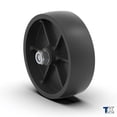 thumbnail image 3 of TOWKING 1200lbs 6inch Boat Trailer Jack Wheel, Wheel Replacement for Jack, 3 of 7