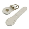thumbnail image 4 of Decodeary Sew on Leather Tab Buckles Bag Closure Royal Blue Fastener Replacement DIY Beige, 4 of 6