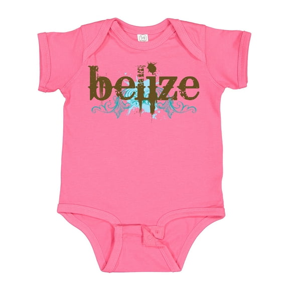 Inktastic Belize Country Grunge Shirts Boys or Girls Baby Bodysuit
