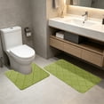 thumbnail image 6 of YiJuHui Bathroom Rugs 2 Piece Set, Ultra Soft Microfiber Bath Mat Absorbent Quick Dry, Non Slip Shower Mat with U Shape Contour, Washable Floor Carpet for Toilet Sink Laundry, 6 of 6