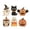 C, variant on 6PC Vintage Wooden Desktop Tray Decoration - Home Window Display Ornament - Rustic Shelf Accent(A)