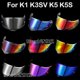 thumbnail image 2 of Helmet Visor For K1 K3sv K5 Motorcycle Helmet Glasses Motorbike Helmet Discoloration Lens Night Vision Visor Without Logo, 2 of 5