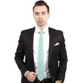 thumbnail image 3 of Men's Cotton Printed Floral Tie 2.56" Skinny Narrow Necktie, 3 of 5