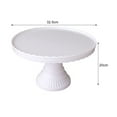 thumbnail image 7 of Cake Stand,Dessert Display Plate,Stable Non-slip Plastic Wave Design for Wedding, 7 of 7